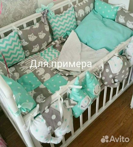 Комплект бортиков в кроватку