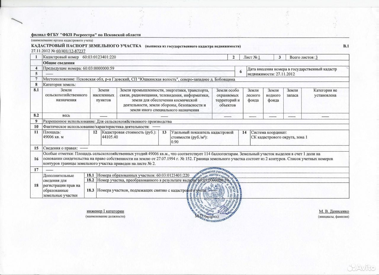 Кадастровая карта гдовский район