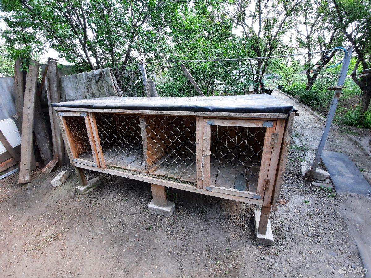 Деревянные клетки для кроликов купить на Зозу.ру - фотография № 2