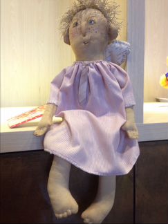 Рукодельная кукла 