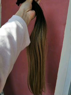 Волосы для наращивания на капсулах 150 прядок,длин
