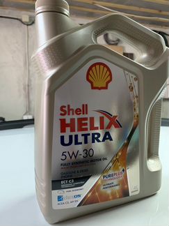 Моторное синтетическое масло Shell helix Ultra 5W