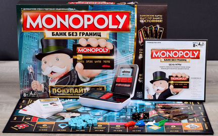 Настольная игра Монополия Monopoly Банк без Границ