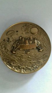 Настольная медаль Посадка на Марс 