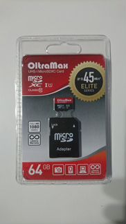 Новая OltraMax microSD 64 Gb