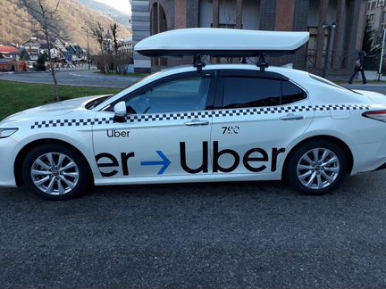 Наклейки Uber Убер Такси