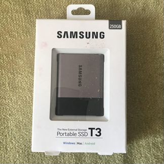 Портативный SSD SAMSUNG T3 250gb