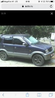Daihatsu Terios 1.3 AT, 1998, битый, 350 000 км