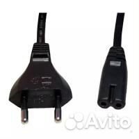 Кабель сетевой 220В (восьмерка) 2 pin