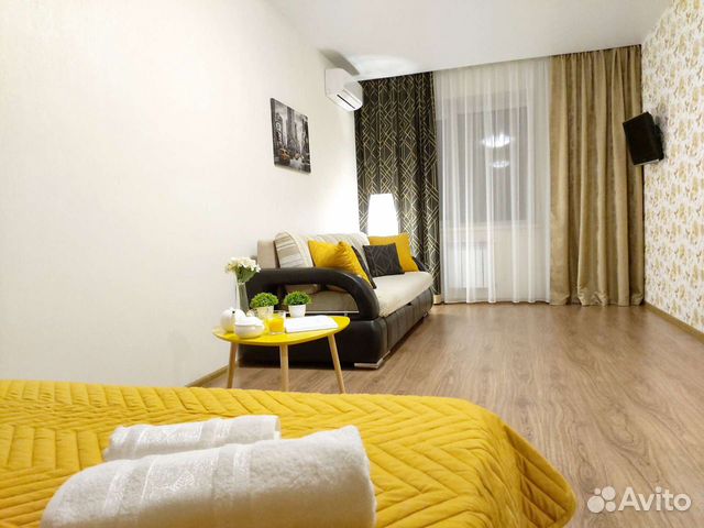 

1-к. квартира, 55 м², 2 кровати