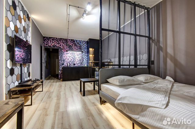 

Квартира-студия, 33 м², 2 кровати