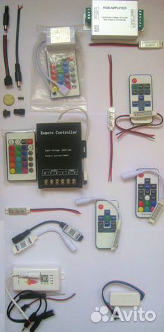 Контроллеры для светодиодных лент в т.ч. адресных