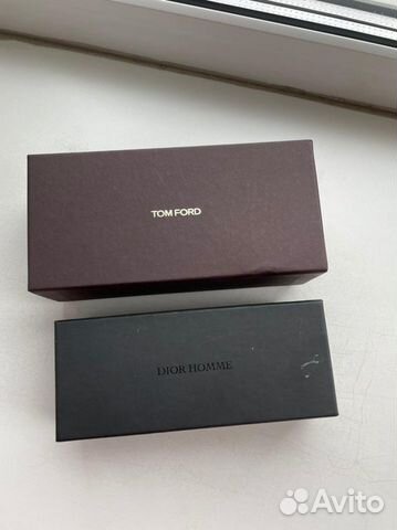 Коробки tom ford; dior homme