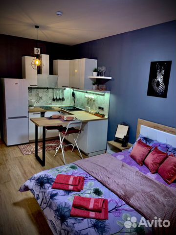 

Квартира-студия, 27 м², 1 кровать