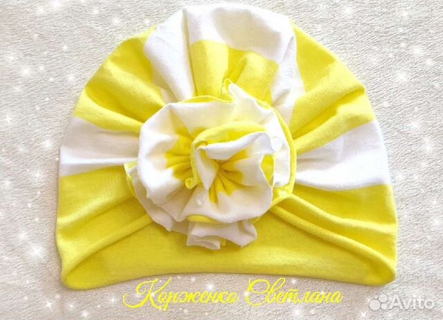 Тюрбан - шапочка для девочки