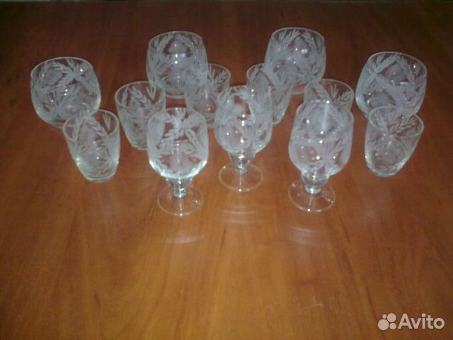 Хрустальные рюмки СССР, бокалы, кружки