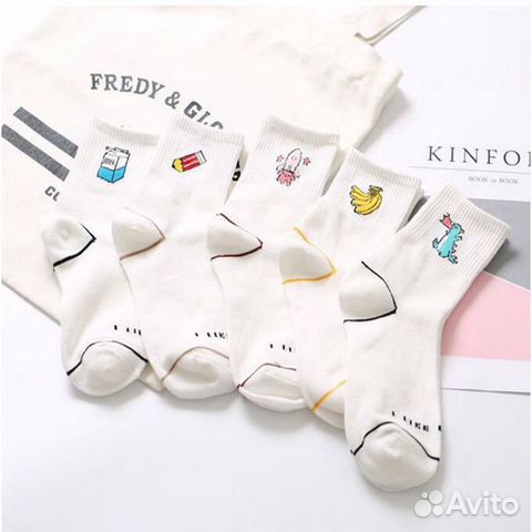 Носки новые с рисунком