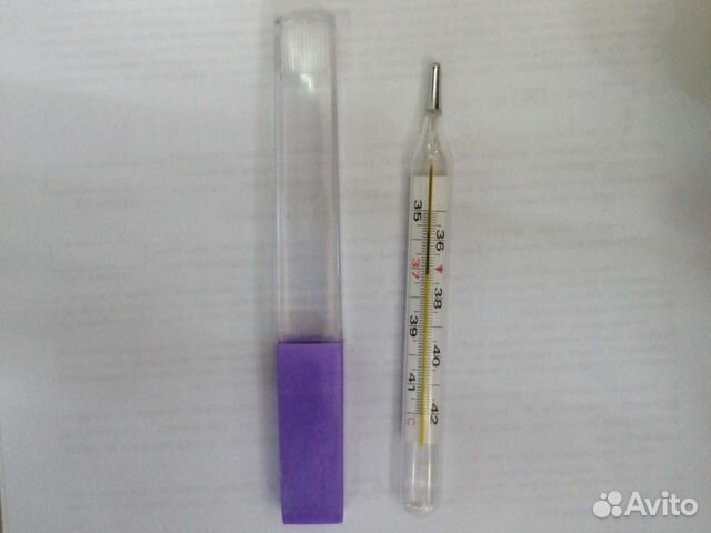 Термометр стеклянный Градусник ртутный