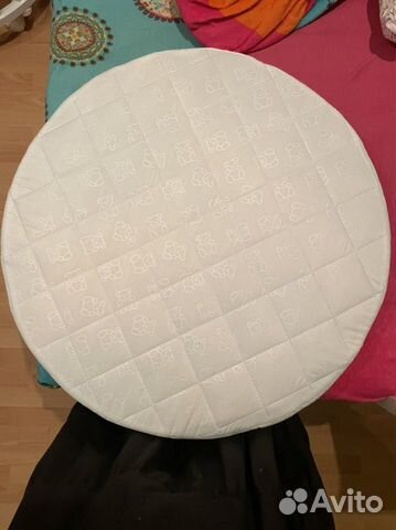 Матрас для круглой кровати детский и наматрасник