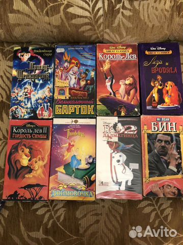 Видеокассеты фильмы мультфильмы