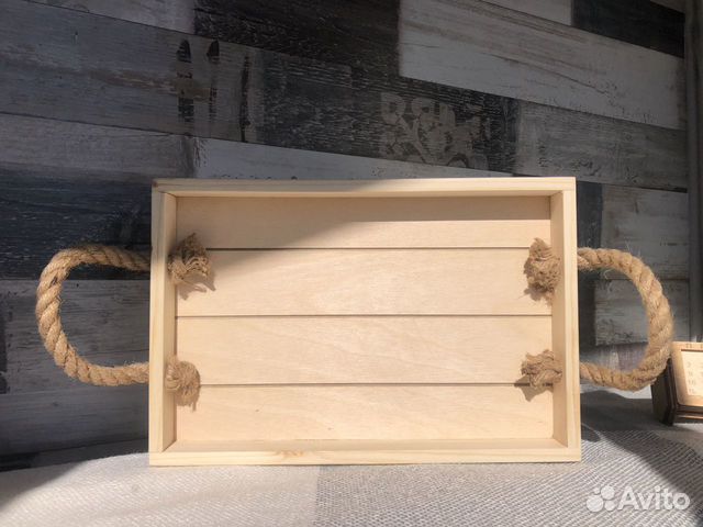 Подносы деревянные