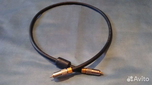 Коаксиальный цифровой межблочный кабель - 1 м