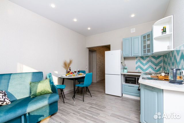 

1-к. квартира, 44 м², 2 кровати