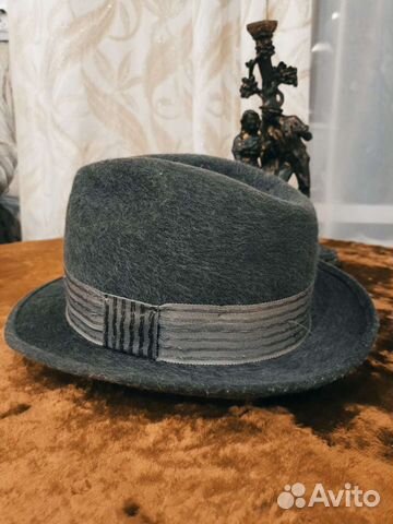Шляпа фетровая мужская винтажная СССР