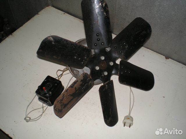 Вентилятор для вытяжки б/у D-0.45м с мотором