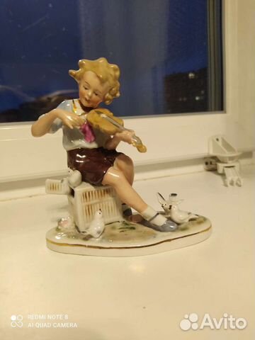 Редкая фарфоровая Статуэтка Fasold & Stauch