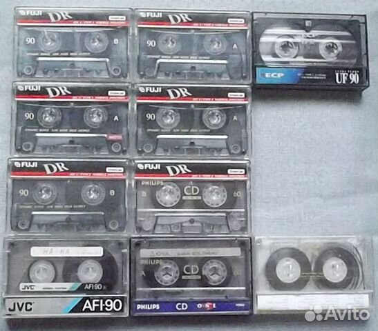Аудикассеты Кассеты с записью импорт и СССР