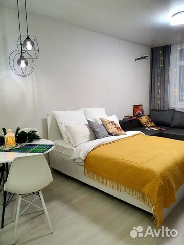 

Квартира-студия, 28 м², 2 кровати