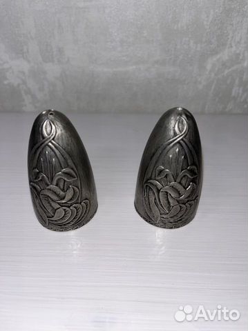 Старинный набор для специй солонка перечница