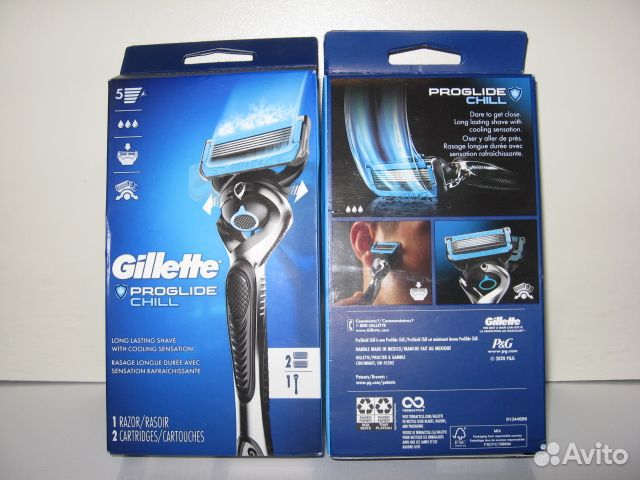 Картриджи Gillete proglide chill (usa made)