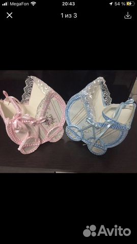 Корзинка коляска для сбора денег на свадьбу