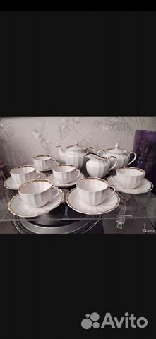 Фарфоровый чайный сервиз Вербилки 