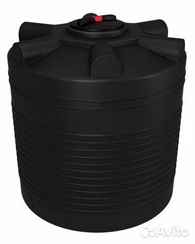 Емкость для воды 1000 литров черная