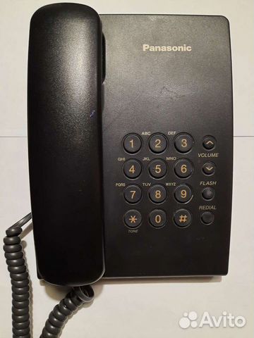 Стационарный телефон Panasonic с подарком