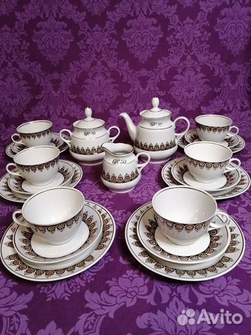 Редкий Чайный сервиз СССР рижский торг