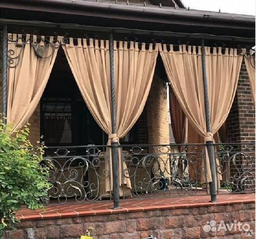 Уличные шторы в беседку