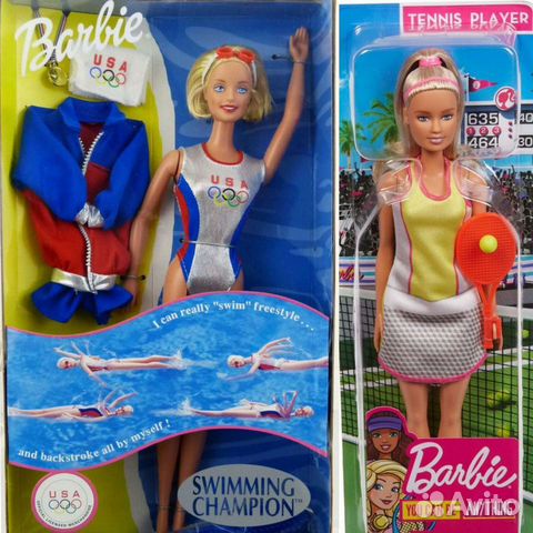 Кукла кен билл огонёк barbie swimming tennis playe