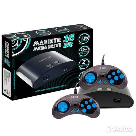 Magistr Mega Drive 16 Bit 250 игр