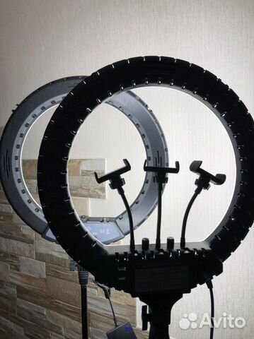 Кольцевая лампа новая 43 45см RL-18 проф свет