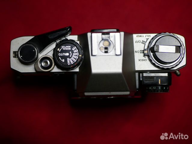 Шикарный olympus OM10 с адаптером выдержек