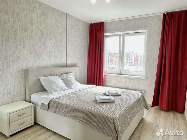 

1-к. квартира, 43 м², 2 кровати