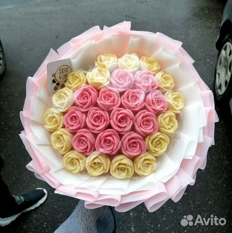 В Наличии. Букет из шоколадных роз