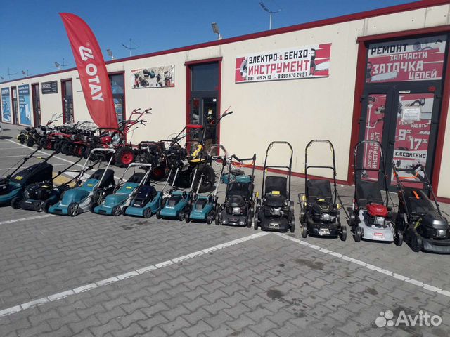 Газонокосилки триммеры