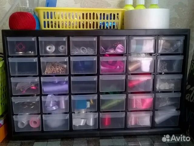 Стеллаж для мелочей Органайзер выдвижные ячейки