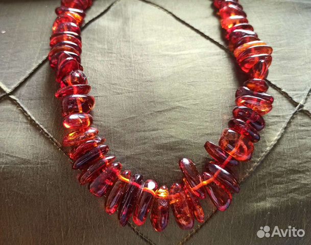 Янтарные бусы СССР