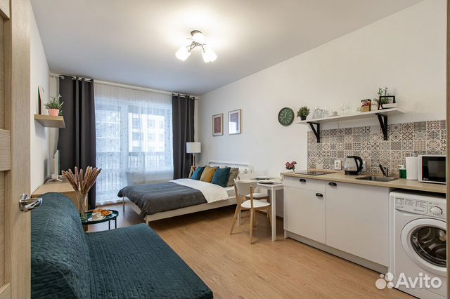 

Квартира-студия, 26 м², 2 кровати